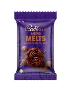 Cadbury Cook Chocolate Dark Melts 225g x 1