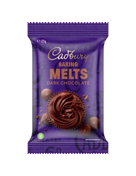 Cadbury Kochen Schokolade dunkel Melts 225g x 1