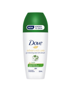 Dove Health Zaawansowane Ogórek Ogórek i Green Tea Antiperspirant Roll na 50ml x 6