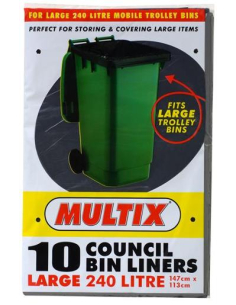 Multix Rada Bin Liner Duża 240LT 10 Pack X 1