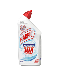 Harpic 白色＆ Shine 洗手间清洁剂新鲜450ml x 1