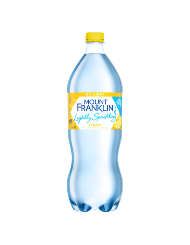 Mount Franklin Agua espumosa de limón 1.25ltr x 1