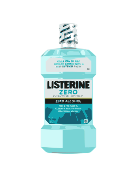 Listerine Zero Alcohol Mouthwash 500ml x 1