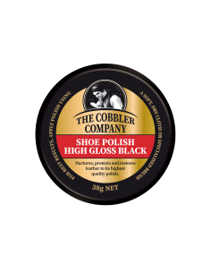 Cobbler Company High Gloss Black Shoe Polish 38g x 1