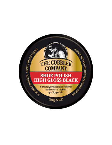 Cobbler Company High Gloss Schwarz Schuhpoliermittel 38g x 1