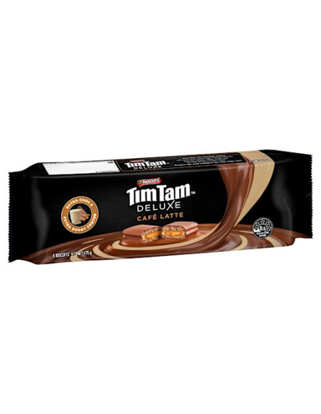 Arnotts Deluxe Cafe Latte Tim Tam Bizcues 175G x 1