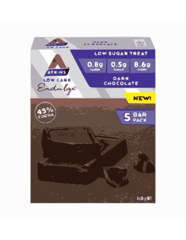 Atkins daagt Dark Chocolate 5 Pack 30G X 6 enive