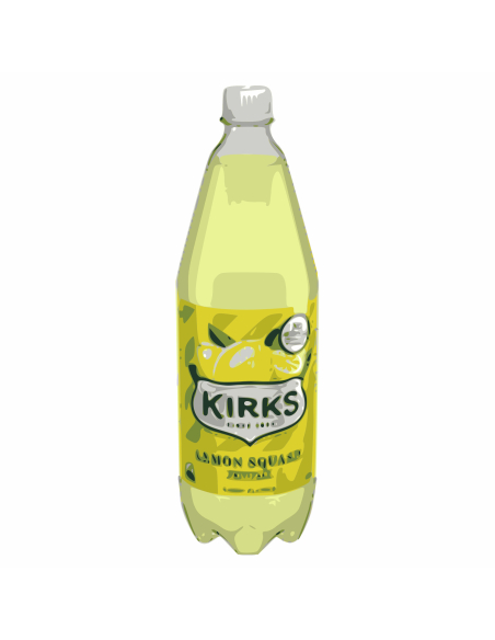Kirks Flavors Soft Drink Cytryna Squash Pet 1.25ltr X 1