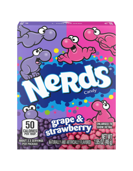 Nerds Frawberry de raisin de confiserie 46g x 24