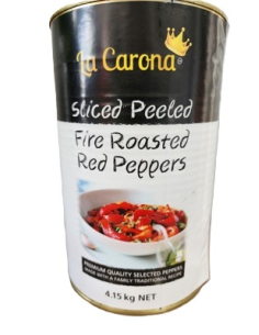 La Carona Peppers Red Pieczone pokrojone 4.15 kg x 1