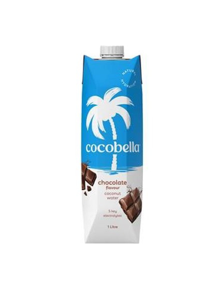 Cocobella Water Coconut Chocolate Flavour 1ltr x 6
