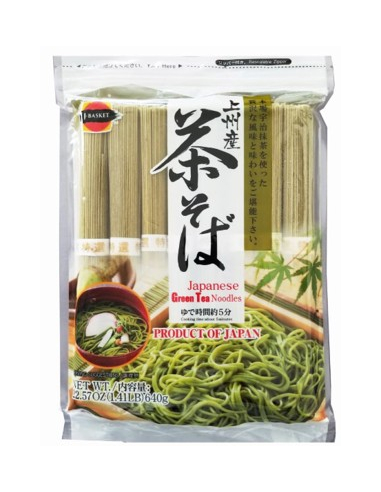 Jバスケット麺緑茶640g×1