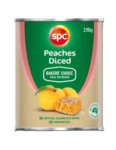 Spc Pie Peaches Bakers Choice 2.95kg x 1