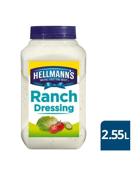 Hellmanns Dressing Ranch 2.55LTR x 1