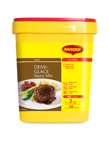 Maggi Sauce Demi Glazuur Basic Brown Glutenvrij 2kg X 1