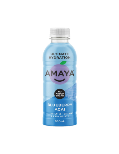 Amaya Hydratation Blueberry Acai 500ml x 12