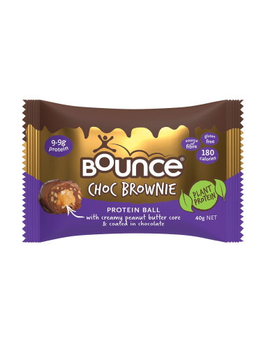 Bounce Choc Brownie Protein Ball 40G x 12