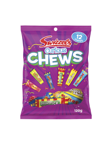 Swizzels curioso chews 120g x 12