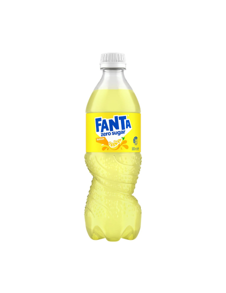 Fanta 柠檬零糖600ml x 24