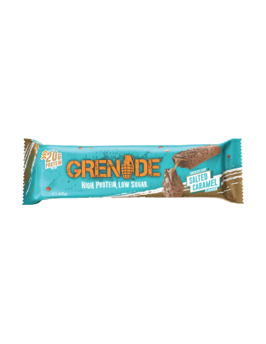 Grenade Salted Caramel Chaos Milk Chocolate Protein Bar 60g x 12