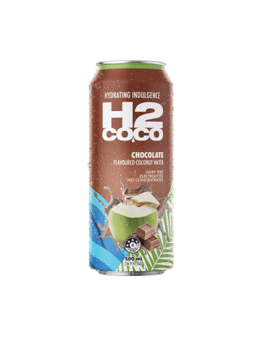 H2coco Acqua di cocco di cioccolato 500ml x 12