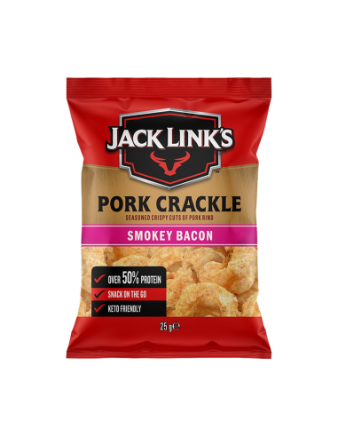 Jack Link Schweinefleisch knistrig Smokey Bacon 25g x 15