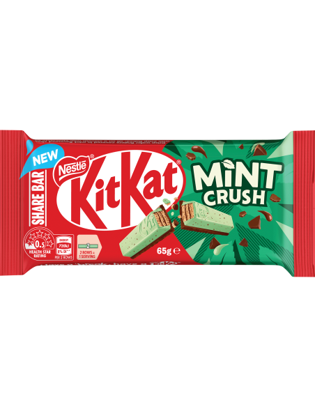 Kit Kat ミント Crush 4フィンガ65g x 24