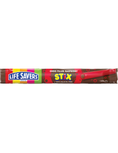 Lifesaver Choc Filled Raspberry Stix 40g x 30