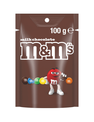 Chocolat au lait de M & M 100g x 22