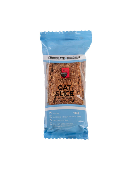 Oat Slice Chocolate & Coconut 100g x 14