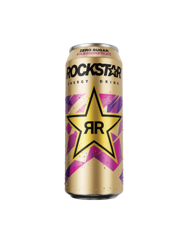 Rockstar Pasonfruit kein Zucker 500ml x 12