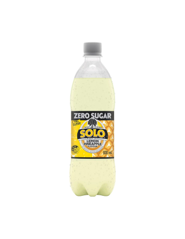 Solo Lemon Pineapple Zero Sugar 600ml x 24