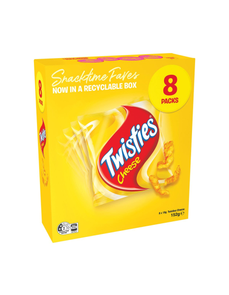 Twisties Cheese 8 PACK 152G X 1