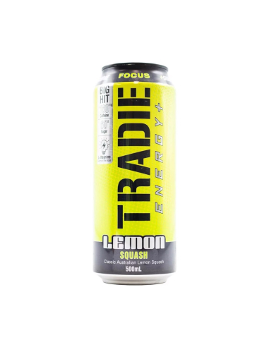 Tradie Energy Squash de limón 500ml x 12
