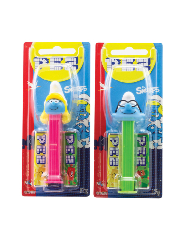 Pez Dispenser Smurfs 17G x 6