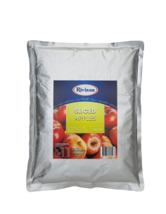 Riviana Alimentos Paquete de bolsa en rodajas de manzana 3.2kg x 1