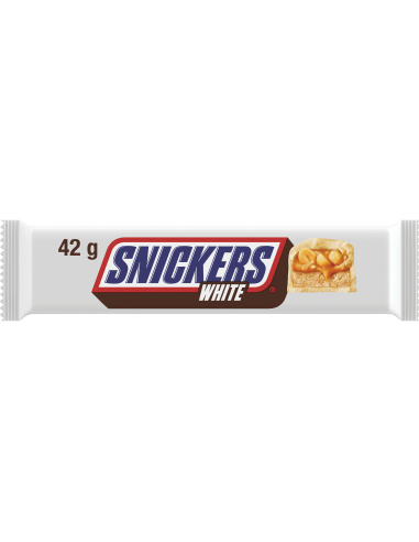 Snickers White Chocolate Bar 42g x 20