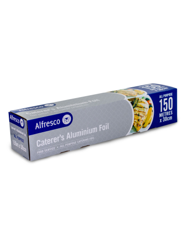 Alfresco Caterer's Aluminium Foil All Purpose 150m by 30cm x 1