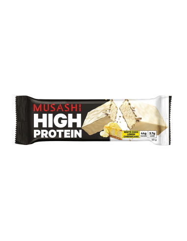 Musashi White Choc Protein Lemon 90g x 12