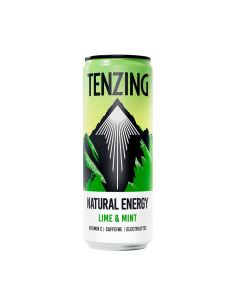 Tenzing Natural Energy Lime & Mint 330ml x 12