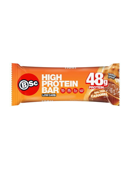 Bsc Hi Protein Low Carb Bar Salted Caramel 92g x 12