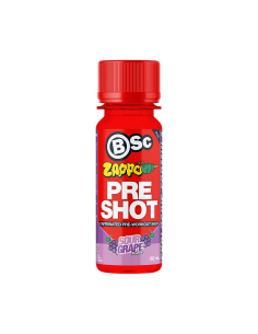 Bsc Pre-workout Shot Zappo Sour Grape Sugarfree 60ml x 12