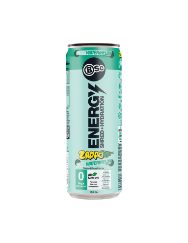 Bsc Energy Shred Hydrationzappo Sour Watermelon Sugarfree 355ml x 12