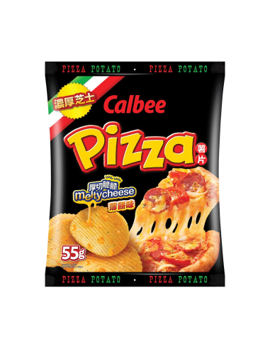 Calbee Potato Chips Pizza Flavour 55g x 12