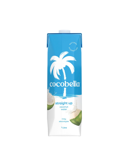 Cocobella Coconut Water Straight Up 1ltr x 6