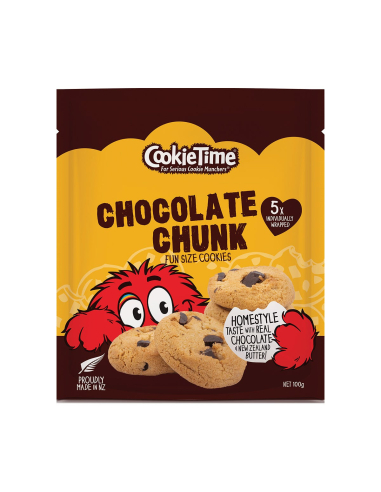 Cookie Time Chocolate Chunk 5 Pack 100g x 1