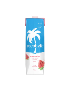 Cocobella Coconut Water Watermelon & Mint 1ltr x 6