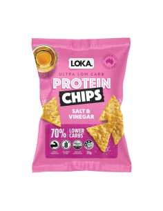 Loka Foods Protein Chips Salt & Vinegar 35g x 6