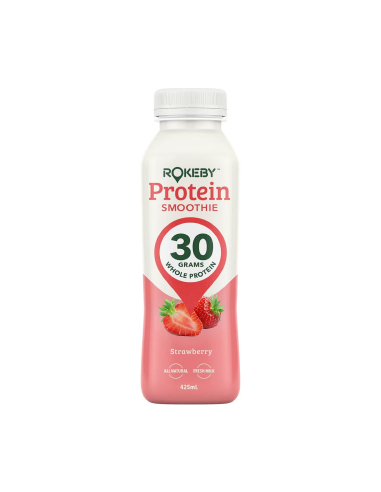 Rokeby Protein Smoothie Strawberry 425ml x 6
