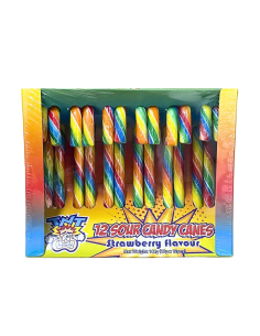 Tnt Sour Candy Canes Rainbow Box 144g x 1